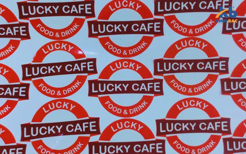 Mẫu tem decal giấy tại Xưởng in nhanh Bách Vượng