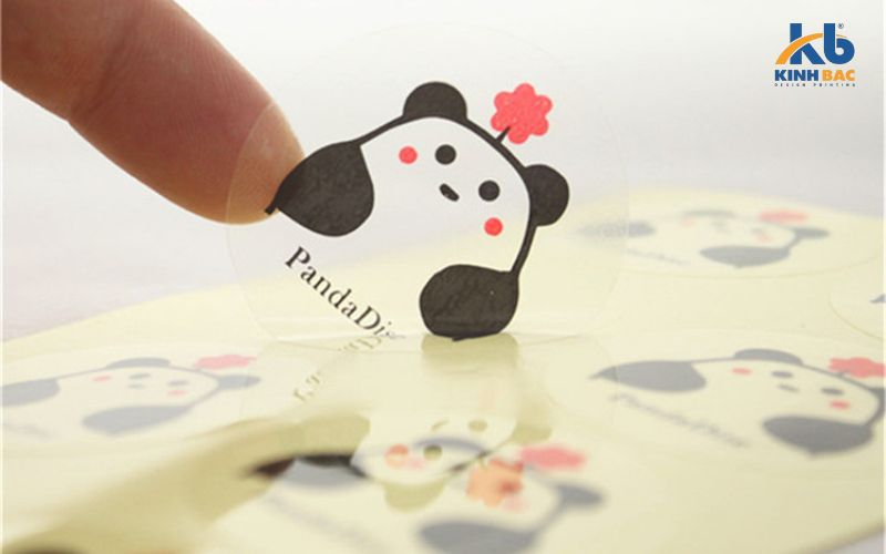 Decal nhựa trong cho nhãn dán sản phẩm