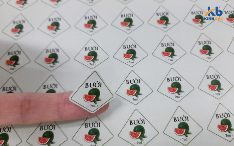 Mẫu tem nhãn sản xuất tại Xưởng in nhanh Bách Vượng