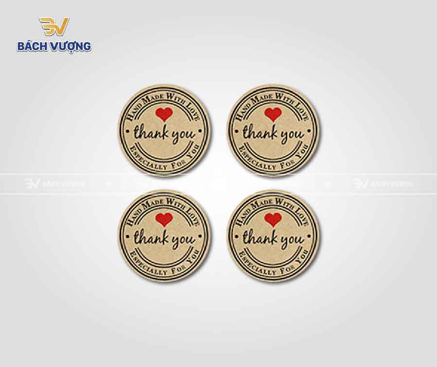 In tem decal kraft số lượng ít